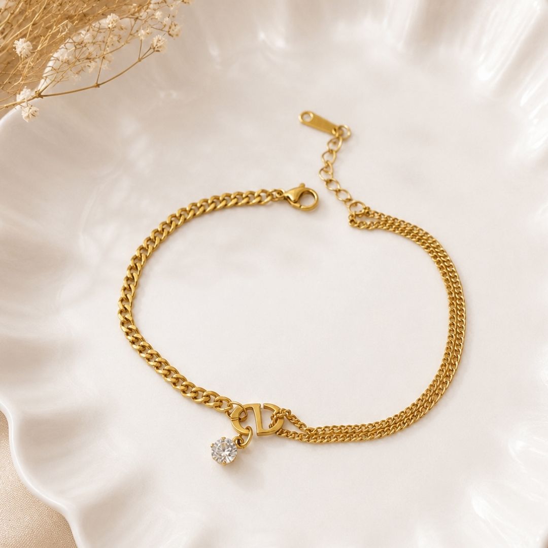 Golden Link Bracelet